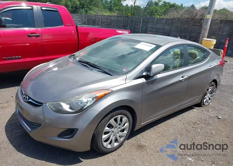 2013 Hyundai Elantra Gls from USA, damaged, VIN 5NPDH4AE1DH203807